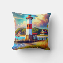 Travesseira Decorativa de Farol de Vivência Costei