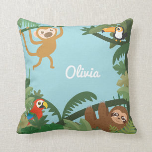 Almofada Travesseira Decorativa de Sala de Bebê com Tema de
