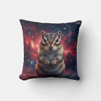 Almofada Travesseira Decorativa Esquilo Místico Noite Estre