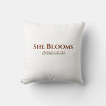 Travesseira Decorativa Floral She Blooms