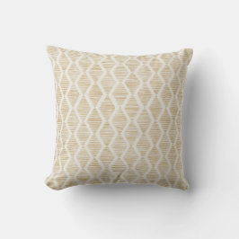 Almofada Travesseira Decorativa Geométrica Boho Amarela com