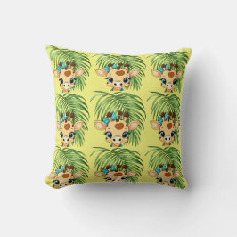 Almofada Travesseira Decorativa Girafa na Savana