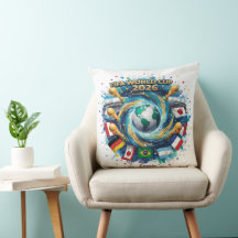 Travesseira Decorativa Inspirada em Lenda do Futeb