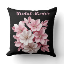 Travesseira Decorativa para Chá de Noiva Floral – 