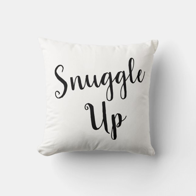Almofada Travesseira Decorativa Snuggle Up Cozy (Frente)