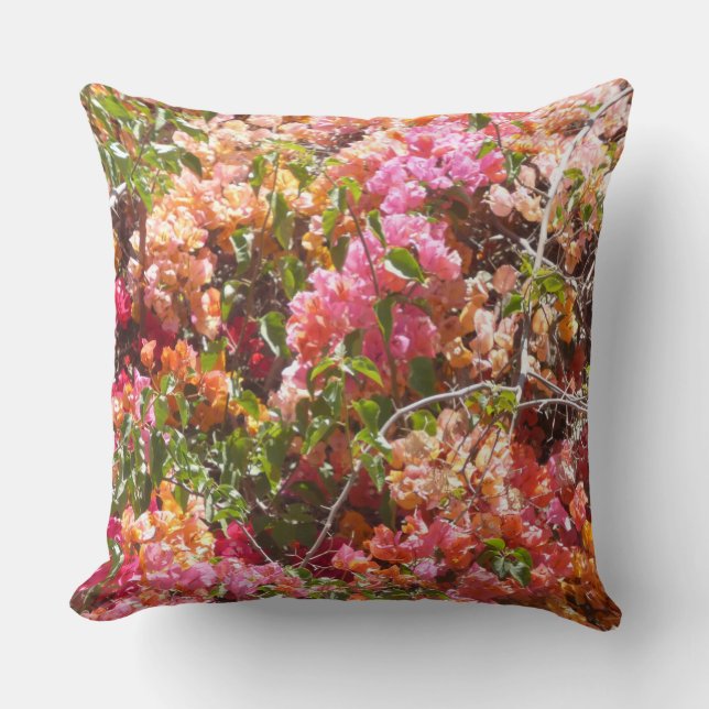 Almofada Travesseira Estampada Bougainvillea (Frente)