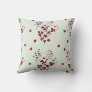 Almofada Travesseira Japonesa Reversível de Outono: Bege e