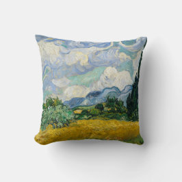 Almofada Travesseira Pintura Campos de Trigo Van Gough