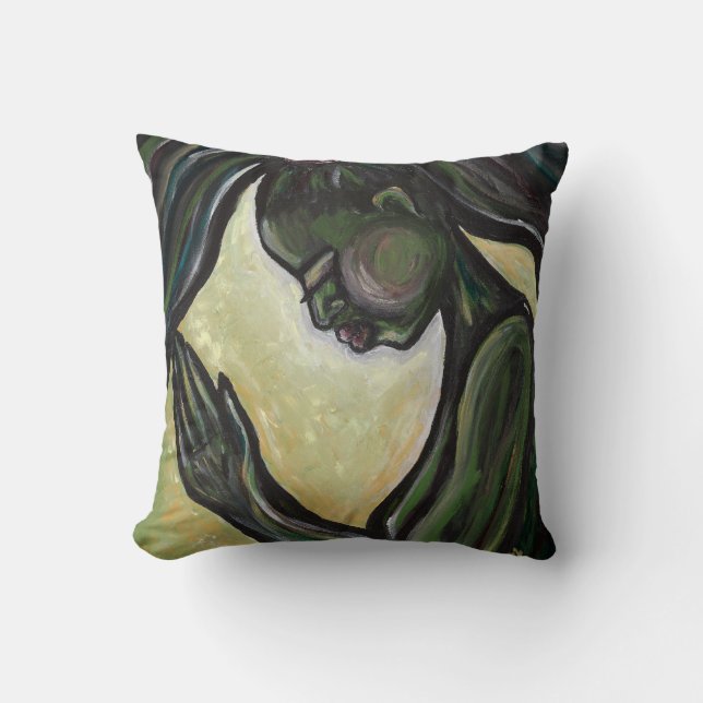 Almofada Travesseiro abençoado & altamente favorecido (Frente)