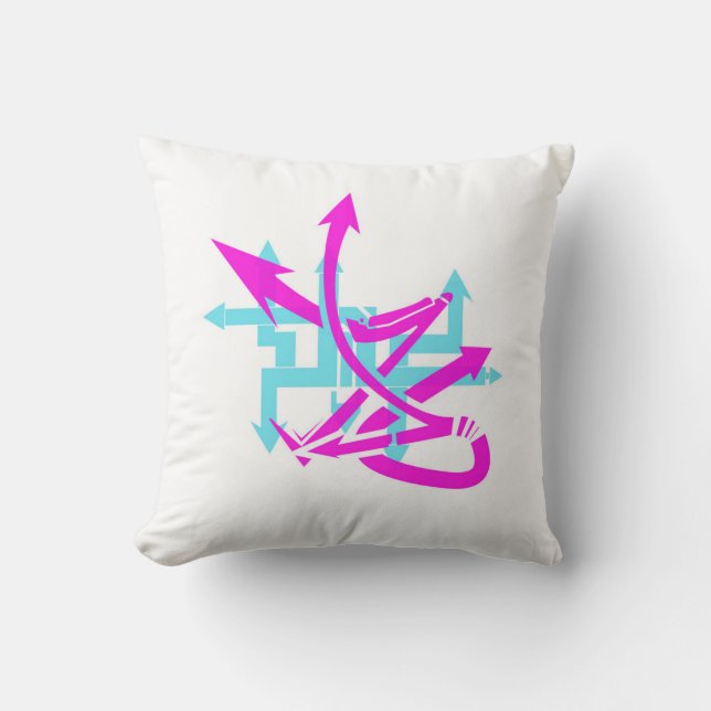 Almofada Travesseiro abstrato Arrows (Frente)