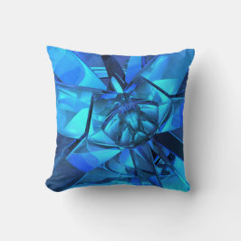 Almofada Travesseiro Abstrato Azul Sapphire
