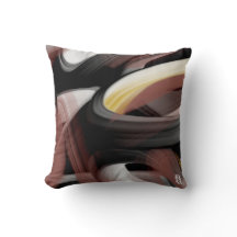 Travesseiro Abstrato Trend Interior Decor Preto