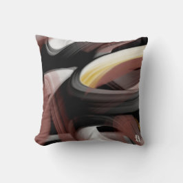 Almofada Travesseiro Abstrato Trend Interior Decor Preto