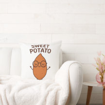Travesseiro Aconchegante de Batata Doce