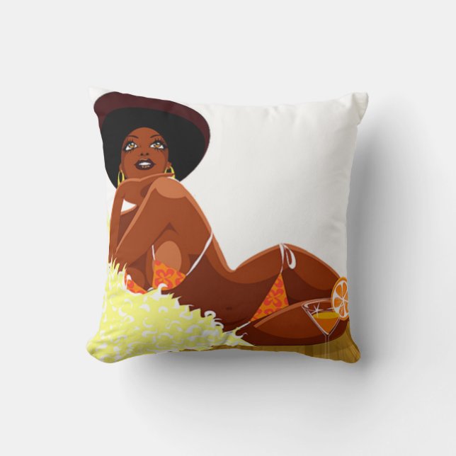 Almofada Travesseiro Afro Goddese (Frente)