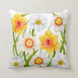 Almofada Travesseiro alegre dos Daffodils do primavera