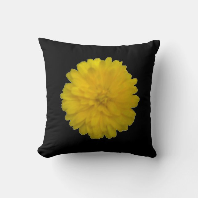 Almofada Travesseiro Amarelo Marigold (Frente)