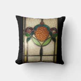 Almofada TRAVESSEIRO. .AMERICAN MOJO do VITRAL de