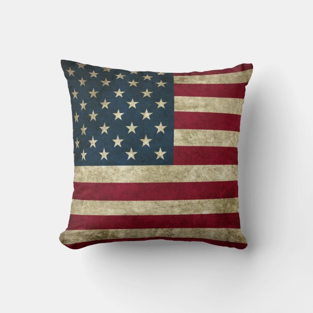 Almofada Travesseiro americano do orgulho (Frente)