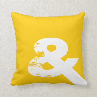 Almofada Travesseiro Ampersand Amarelo