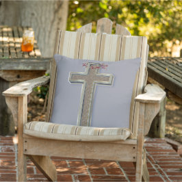 Almofada Travesseiro ao ar livre com fundo de Cinza