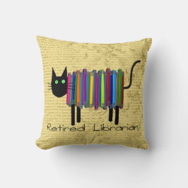 Almofada Travesseiro aposentado do gato do livro do