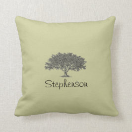 Almofada Travesseiro - árvores da árvore genealógica
