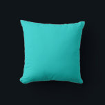 Almofada Travesseiro azul-lacrimejo sólido<br><div class="desc">Teal do travesseiro de cor sólida. Para aqueles que fazem o que fazer: Excelente de Modelo personalizado de para Travesseiro decorativo. Travesseiros personalizados. Personalize com seu próprio nome, padrão, design, citação, monograma ou fotografia. Use nossos modelos legal, trabalho de arte, fotos, gráficos e ilustrações, depois adicione nomes, texto, aspas e...</div>