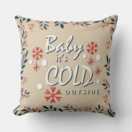 Almofada Travesseiro Baby It's Cold Outside