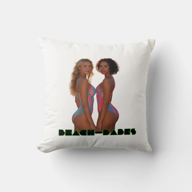 Almofada Travesseiro Beach Babes (Frente)