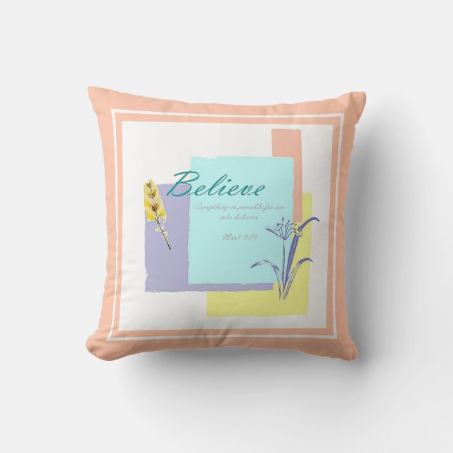 Almofada Travesseiro Believe (Frente)