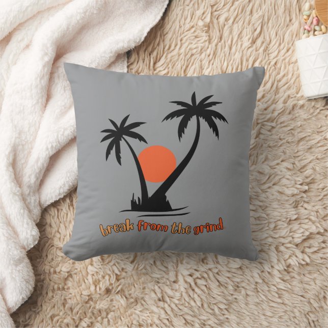 Almofada Travesseiro BFTG para duas Palmas Pretas (Cobertor)