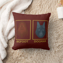 Almofada Travesseiro Bigfoot & Dogman