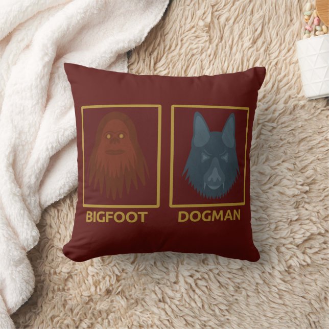 Almofada Travesseiro Bigfoot & Dogman (Cobertor)