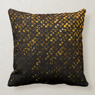 Almofada Travesseiro Bling de cristal Dourado Strass
