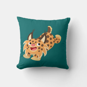 Almofada Travesseiro Bobcat de Cartoon Bonito Prankish