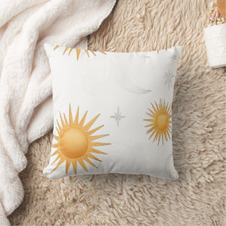 Almofada Travesseiro Boho Sol Presente para Decoração da Ca