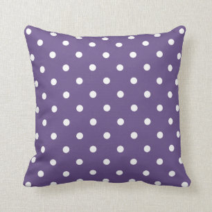Almofada Travesseiro Bolinhas Roxo