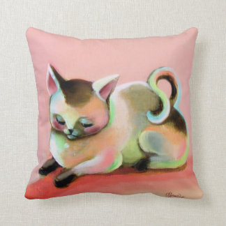 Almofada Travesseiro bonito do kitsch cor-de-rosa do