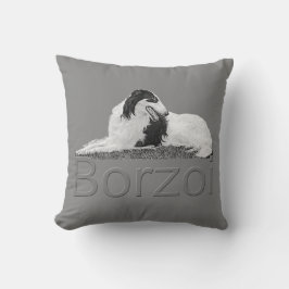 Almofada Travesseiro Borzoi em Repouso