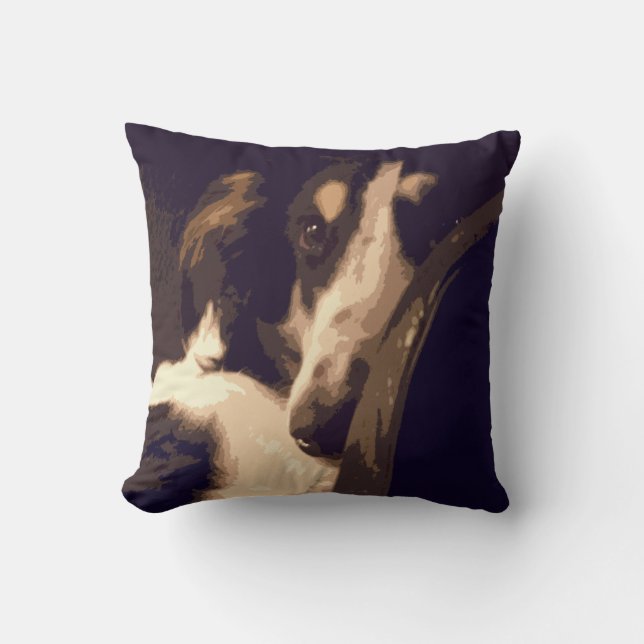 Almofada Travesseiro Borzoi Memorizado (Frente)