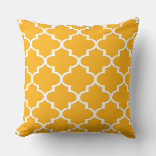 Almofada Travesseiro branco da estrutura de Quatrefoil da