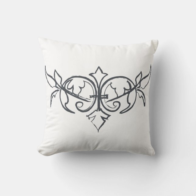 Almofada Travesseiro branco para o chá de panela Wedding (Frente)