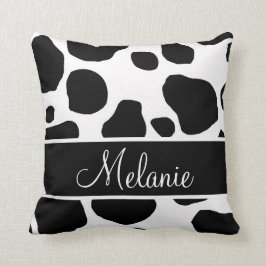 Almofada Travesseiro branco preto personalizado dos pontos