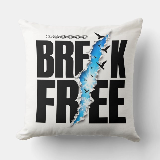 Almofada Travesseiro 'Break Free' (Frente)