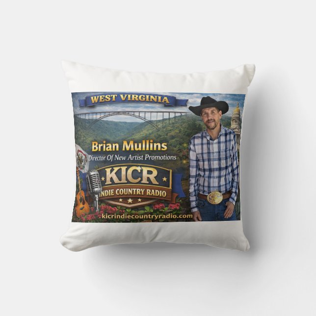 Almofada Travesseiro Brian Mullins (Frente)