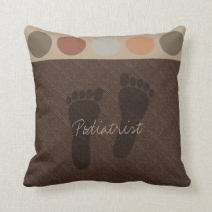Almofada Travesseiro Brown da sesta do Podiatrist
