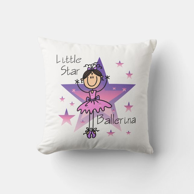 Almofada Travesseiro Brunette Little Star Ballerina (Frente)