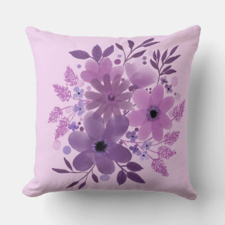 Almofada Travesseiro Buquê de Flor de Lavanda
