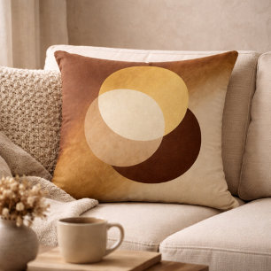 Almofada Travesseiro Burnished Luxe Marfim e Ouro Sobrepost